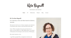Desktop Screenshot of katebagnall.com