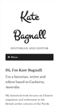 Mobile Screenshot of katebagnall.com